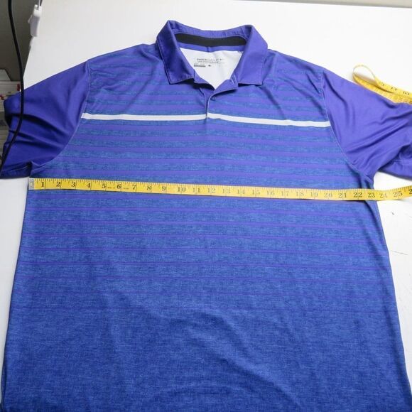 Nike Golf Tour Performance Polo Shirt Men's Size Large Blue Purple Short Sleeve - Picture 8 of 9